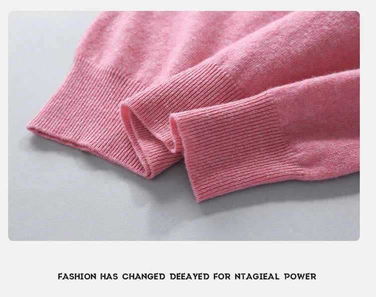 Men's V-Neck Knit Sweater