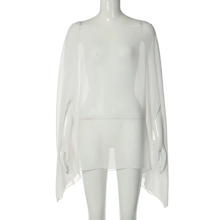 Sheer Chiffon Blouse