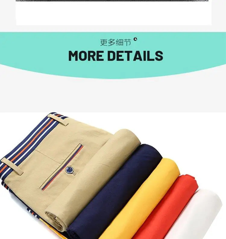 Men's Casual Elastic-Waist Shorts