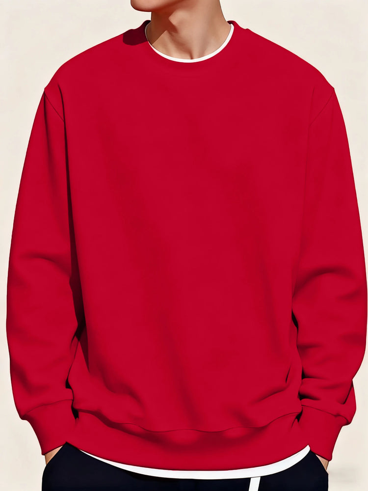 Men's Loose Pullover Sweatshirt Top