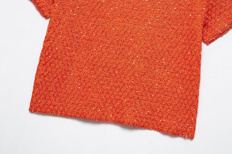 Pearl-Trim Knit Sweater Vest