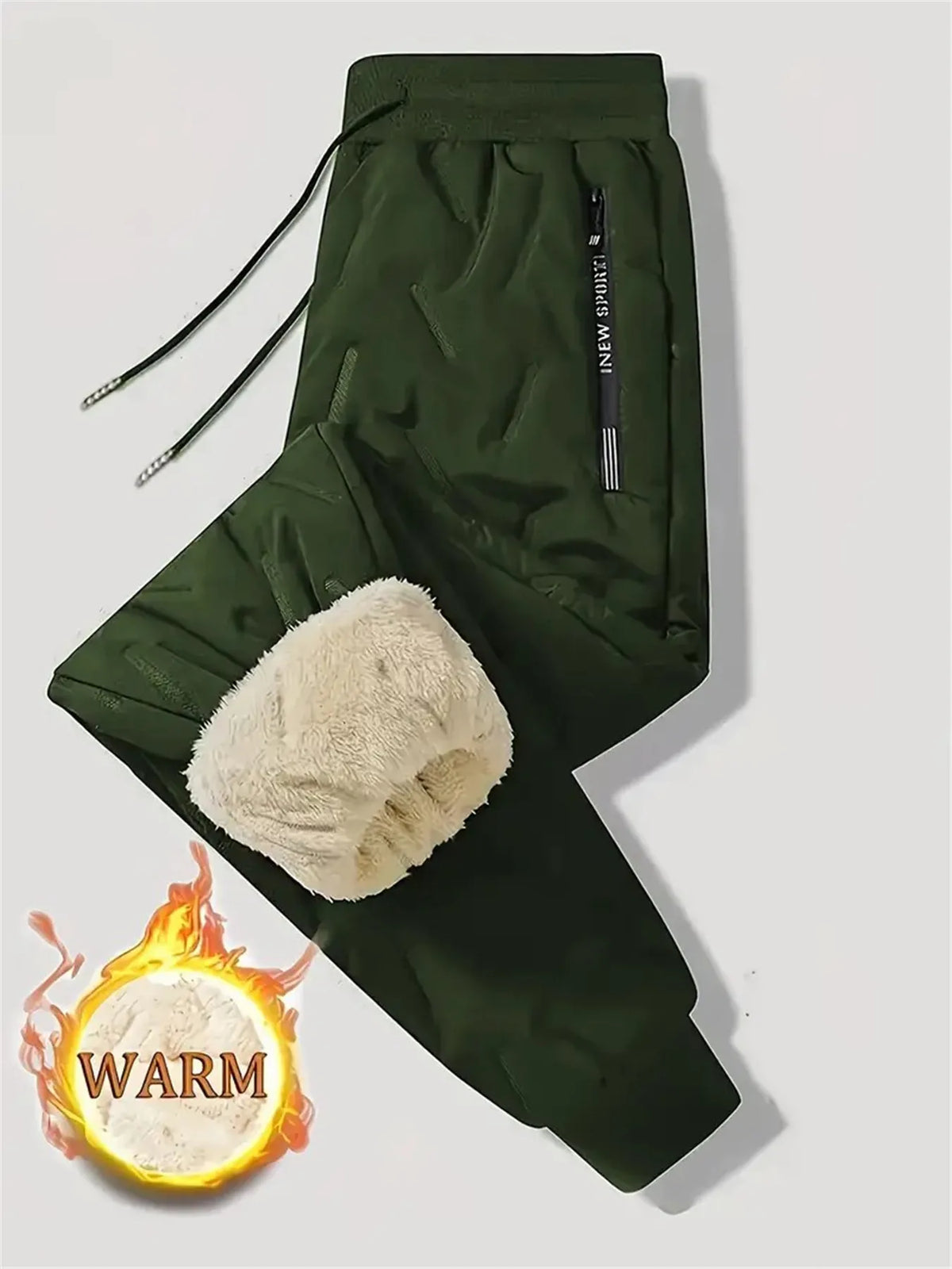Men's Thermal-Lined Sweatpants