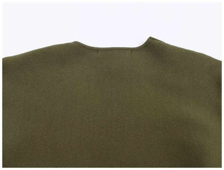 Tie-Waist V-Neck Knit Cardigan