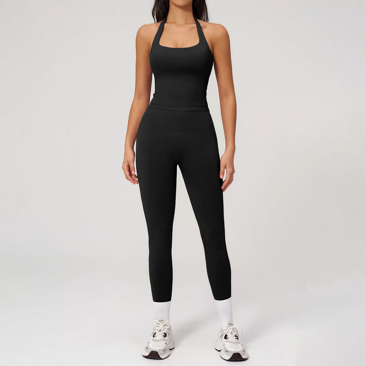 Slim Solid Two-Piece Set