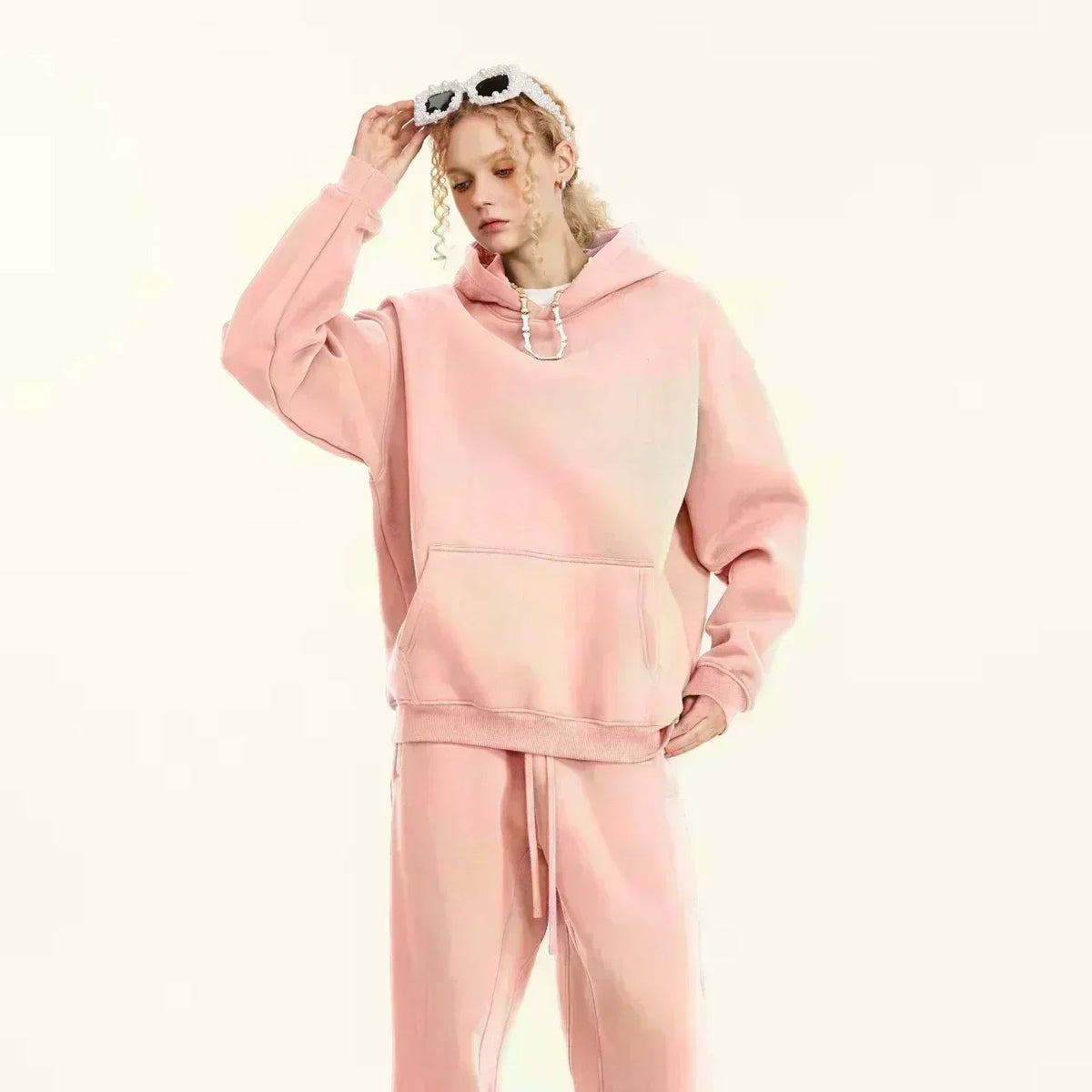 Men's and Women's Sweatshirts - Men's Casual Trendy Loose-Fitting Trendy Couple's Fashionable T-Shirts - Hooded Sweatshirts