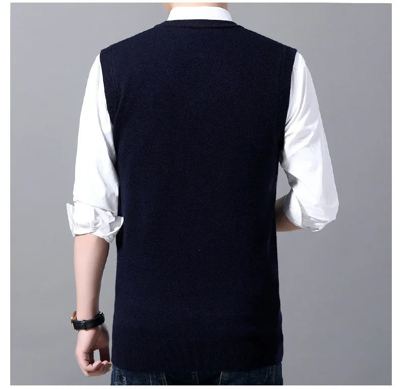 Men's Knit Sweater Vest