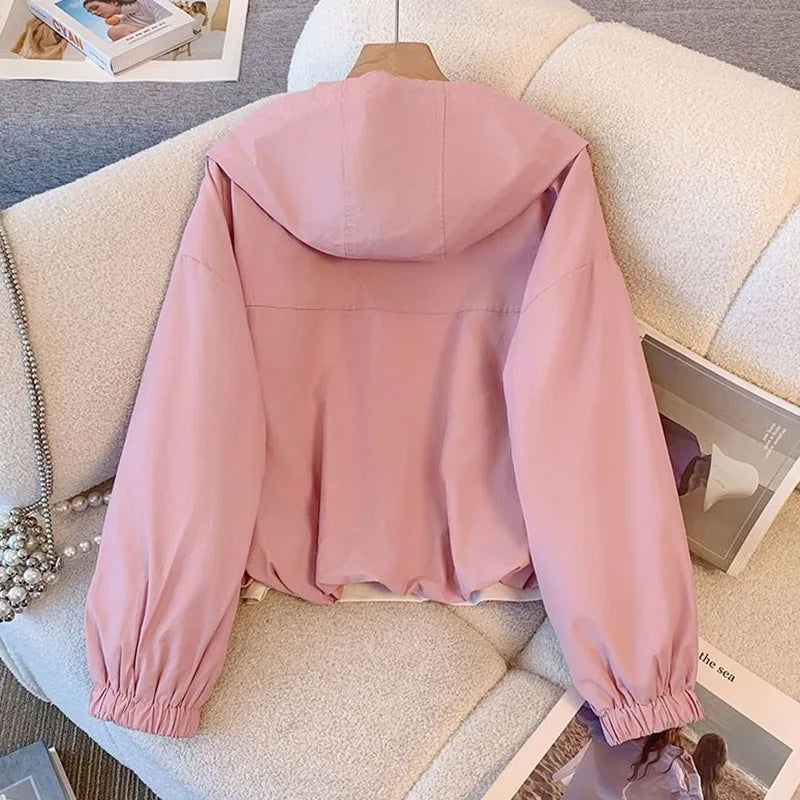Hooded Windbreaker Jacket