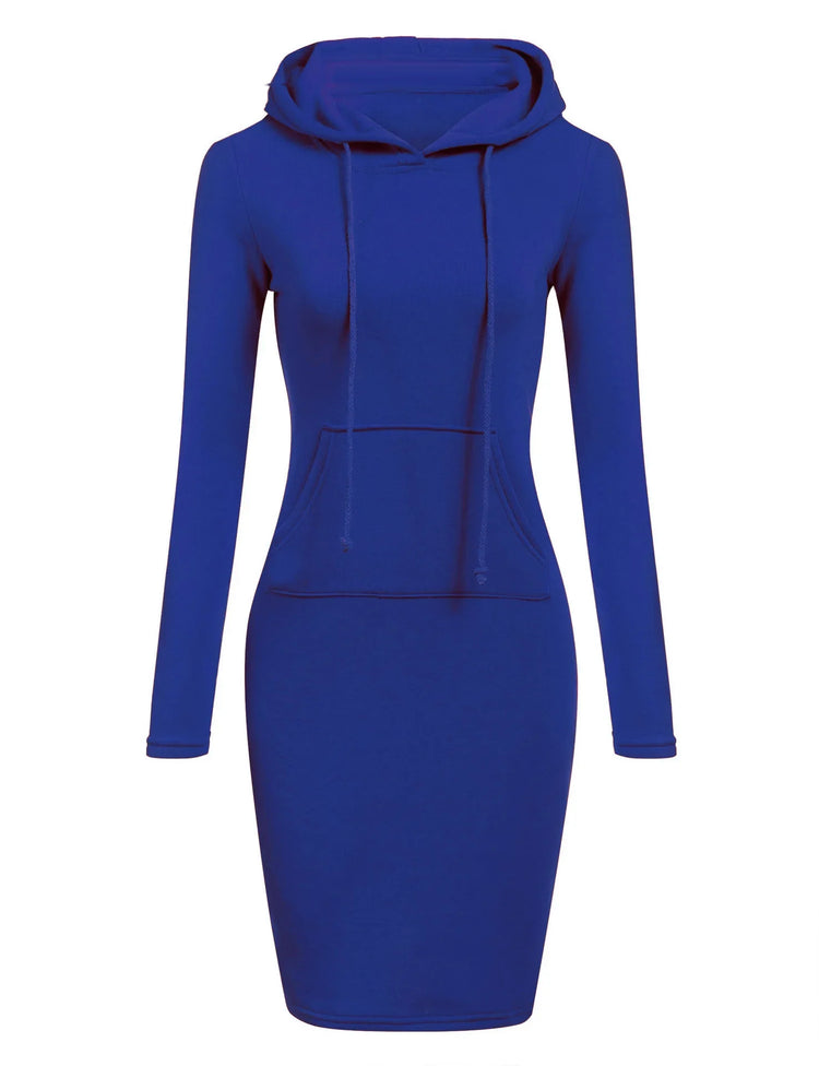 Hooded Sweatshirt Dress