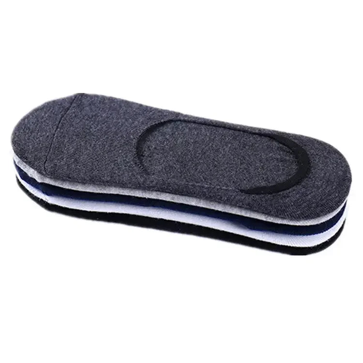 Men's No-Show Boat Socks, 5 Pairs