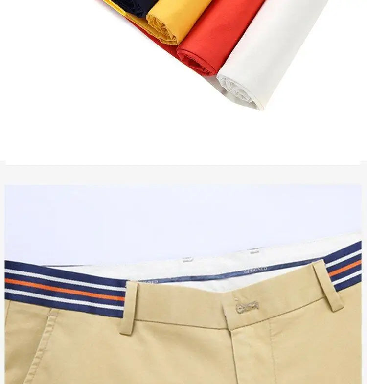 Men's Casual Elastic-Waist Shorts