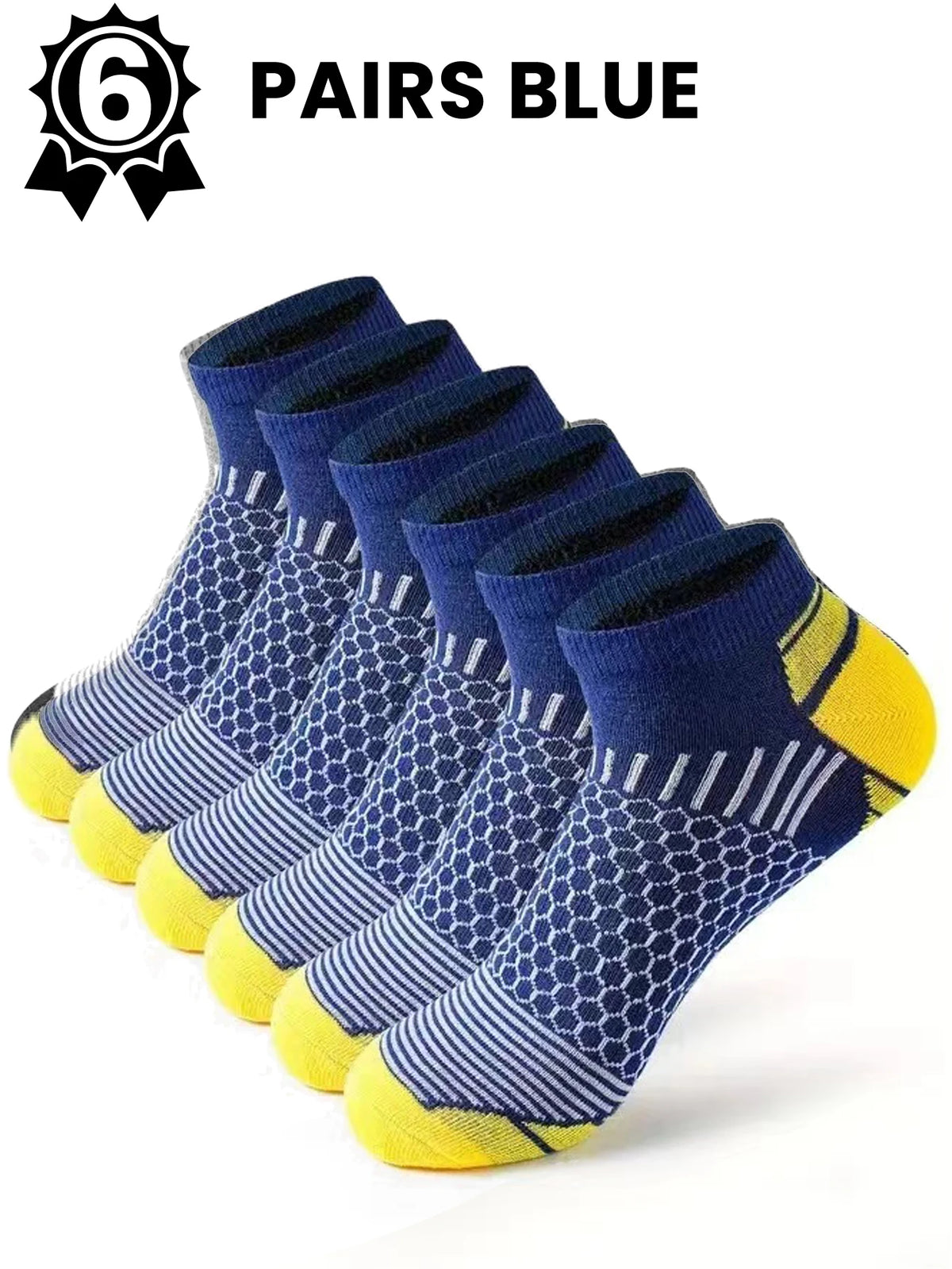 Men's Athletic Ankle Socks, 12 Pairs