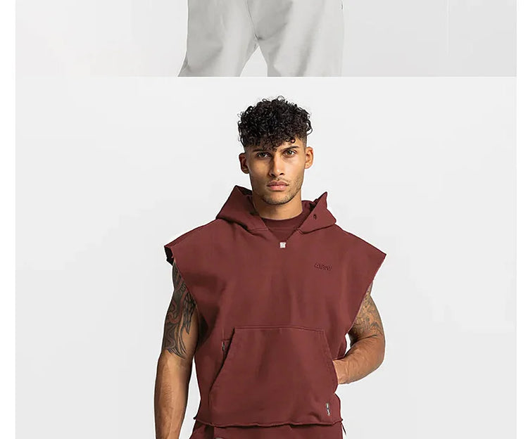 Men's Hooded Tank Top