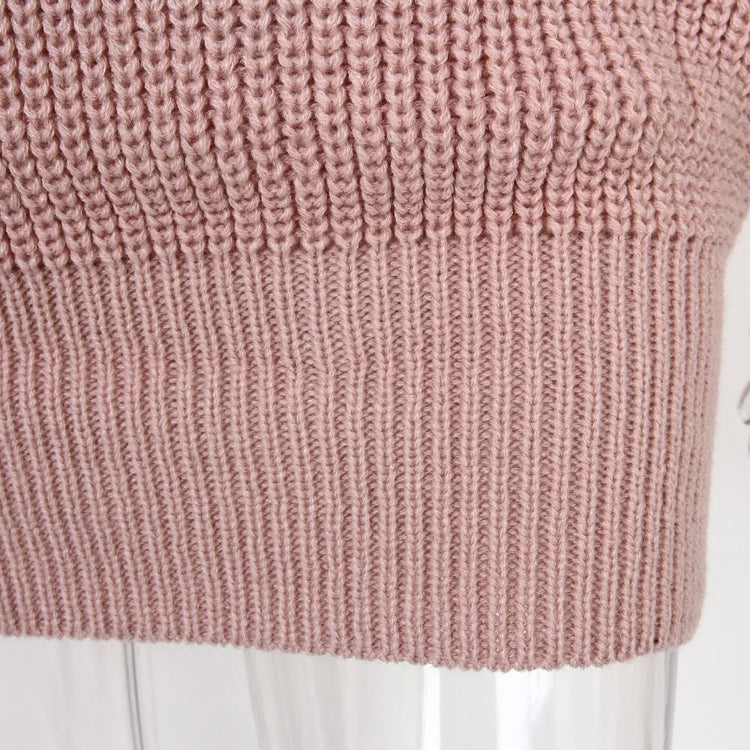 Loose Knit Sweater Mini Dress