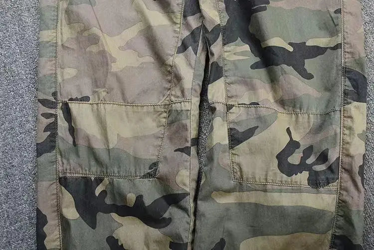 Men's Fleece Camo Cargo Pants