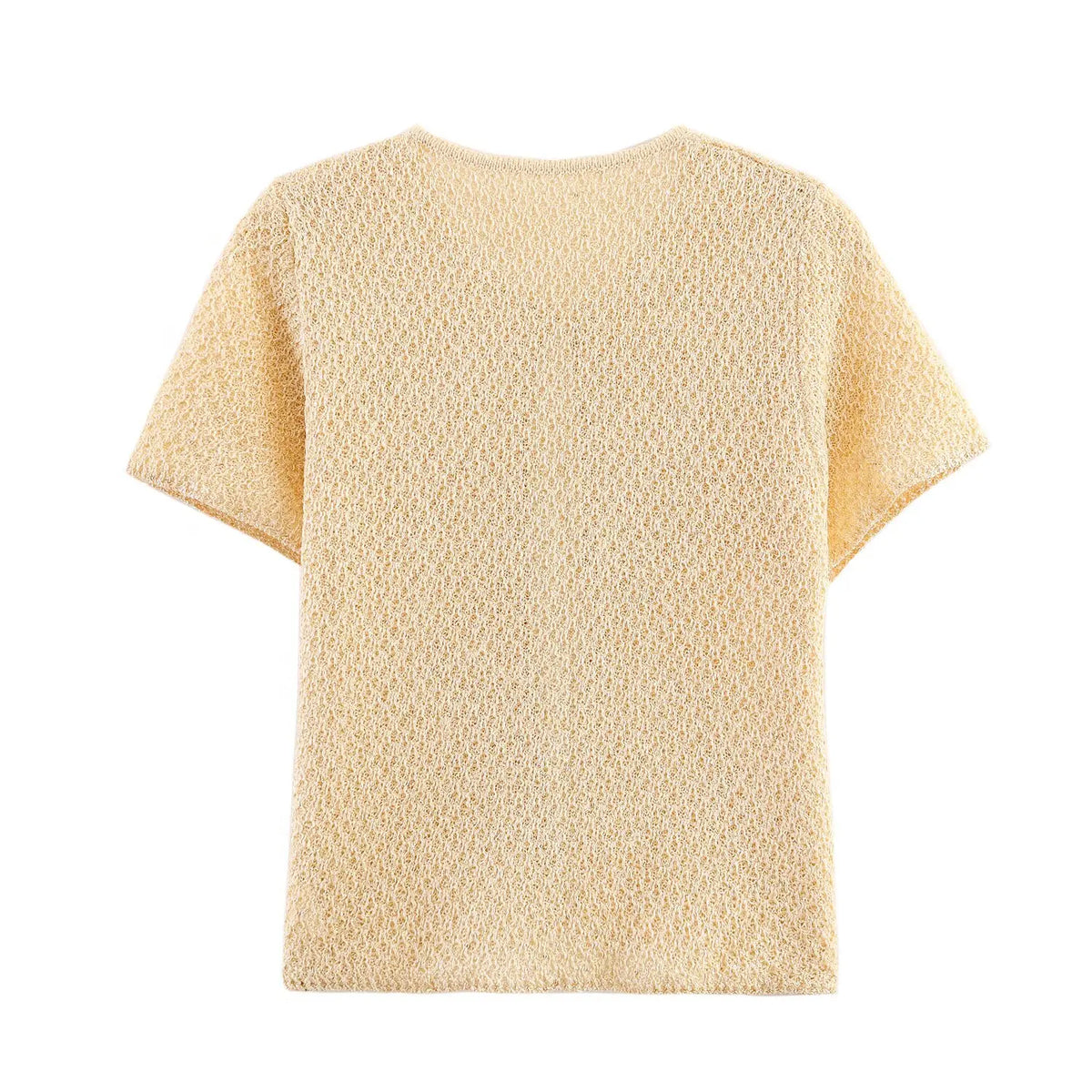Pearl-Trim Knit Sweater Vest