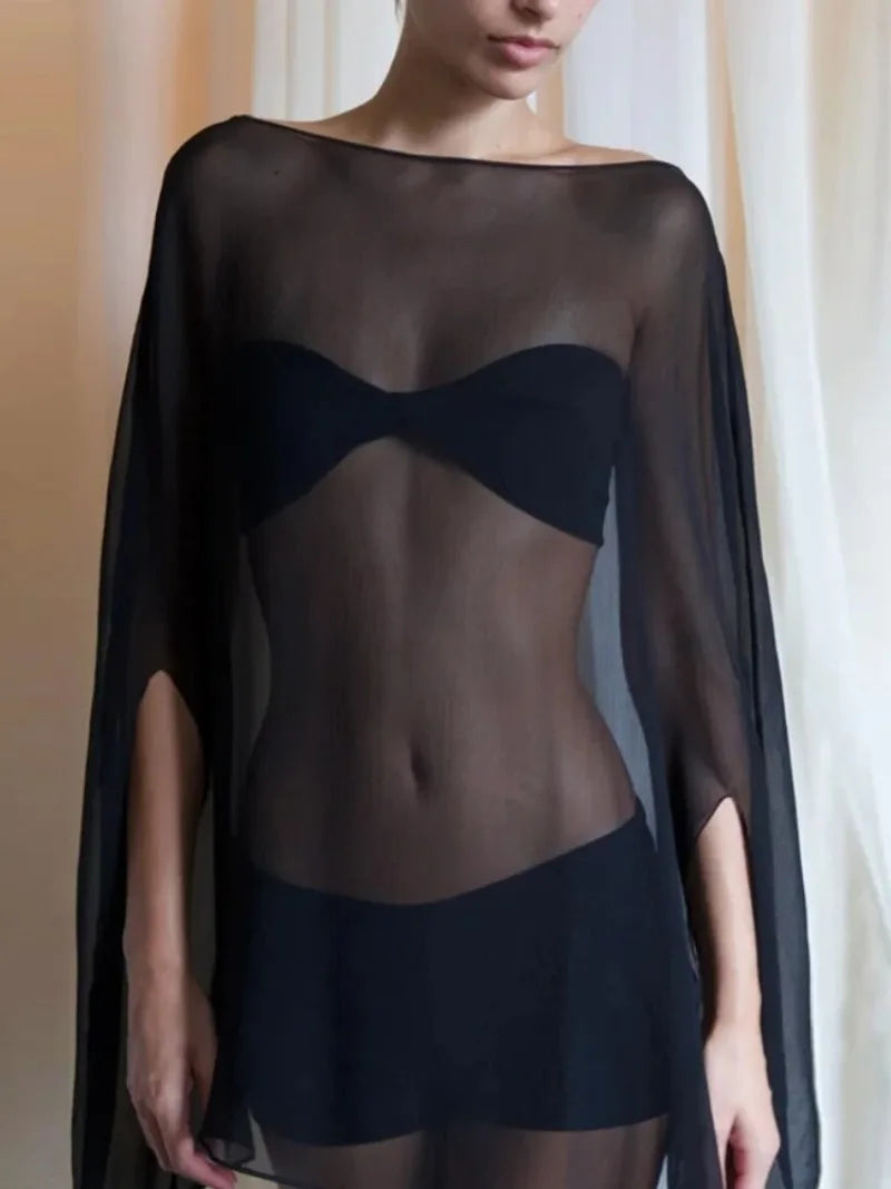 Sheer Chiffon Blouse