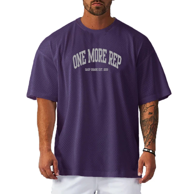 Men's Oversized Mesh T-Shirt