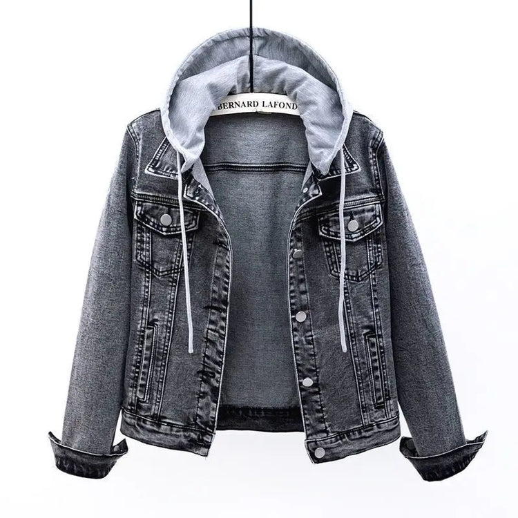 Slim Cropped Denim Jacket