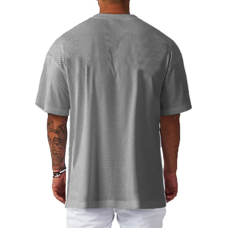 Men's Oversized Mesh T-Shirt