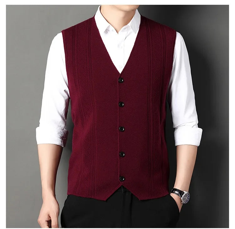 Men's Knit Sweater Vest