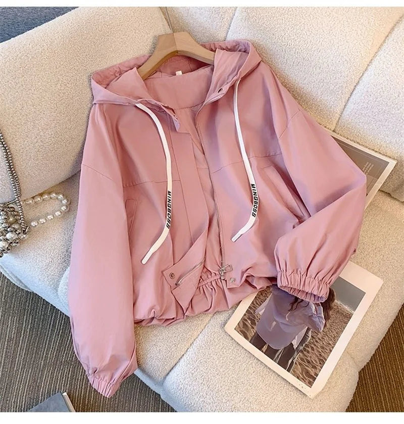 Hooded Windbreaker Jacket