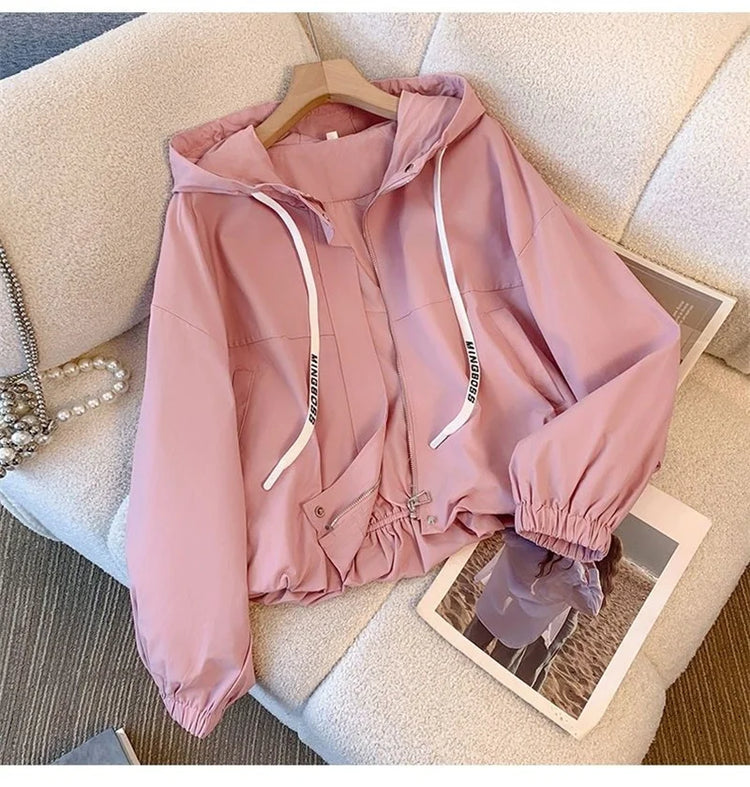 Hooded Windbreaker Jacket