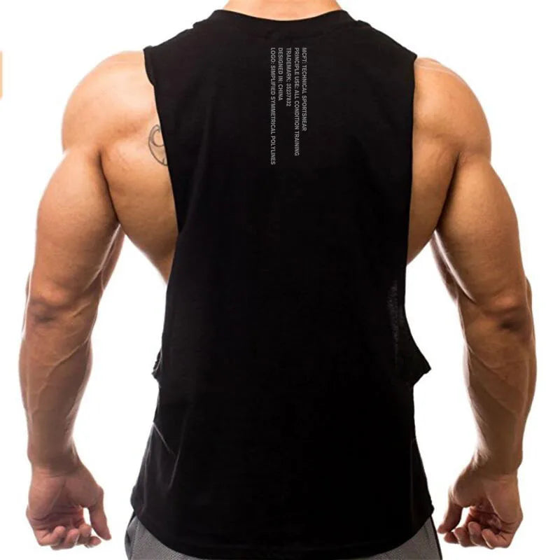 Men's Cut-Off Tank Top