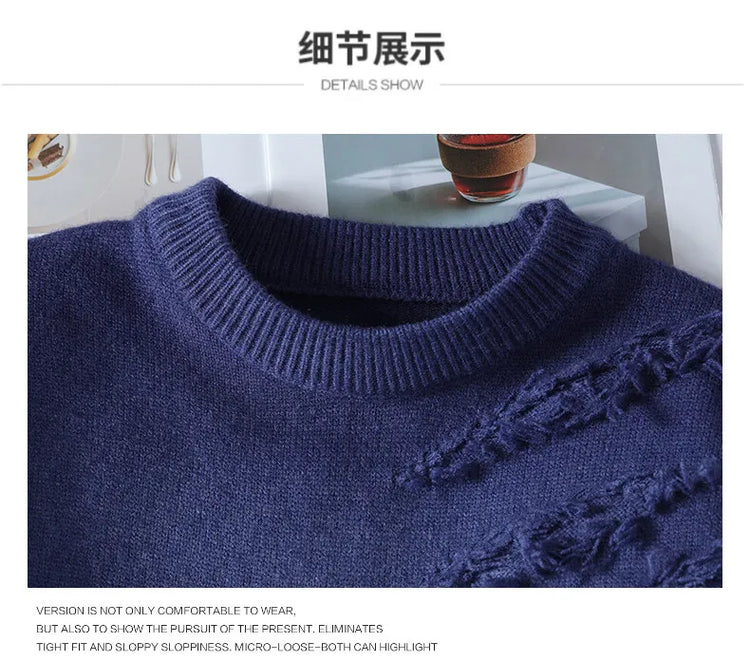 Men's Thick Crewneck Sweater