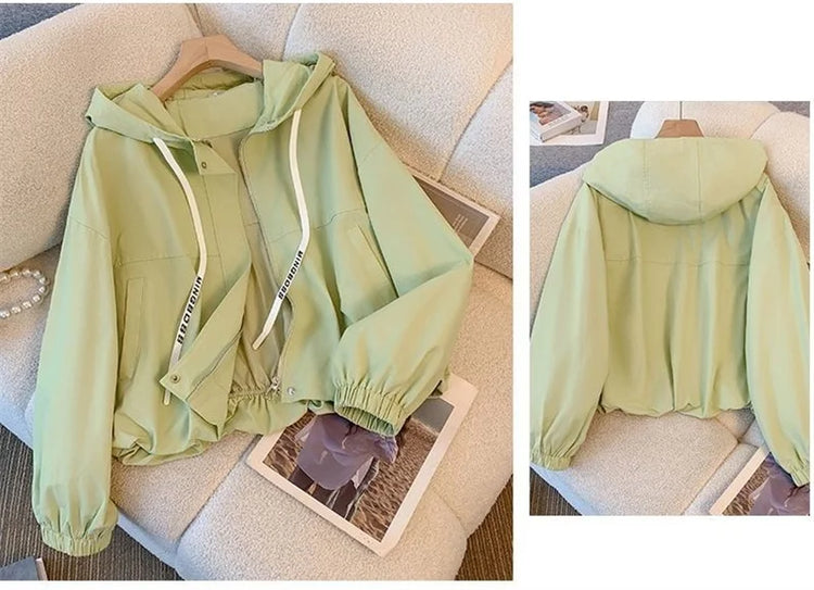 Hooded Windbreaker Jacket