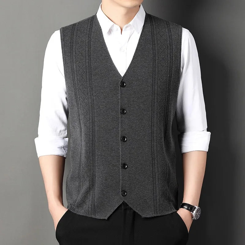 Men's Knit Sweater Vest