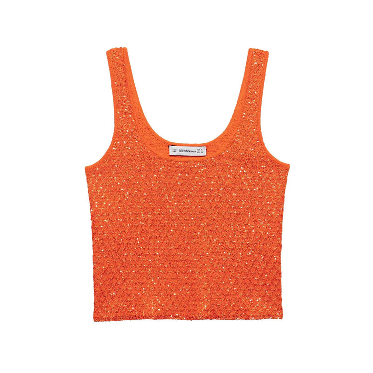 Pearl-Trim Knit Sweater Vest