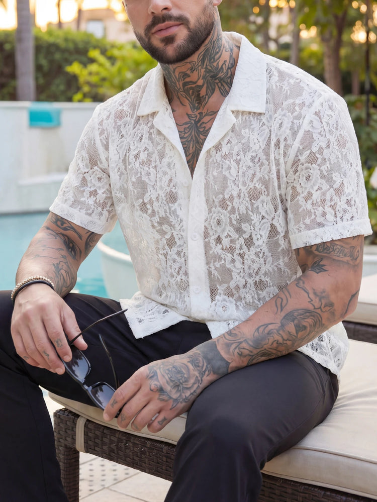 Men's Short-Sleeve Mesh Shirt