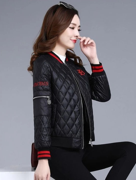 Quilted Bomber Jacket