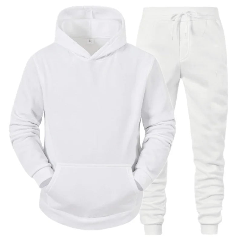 Men's Sporty Hoodie & Pants Set