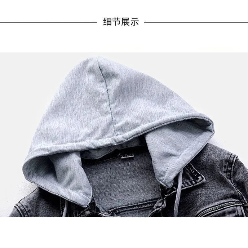 Slim Cropped Denim Jacket