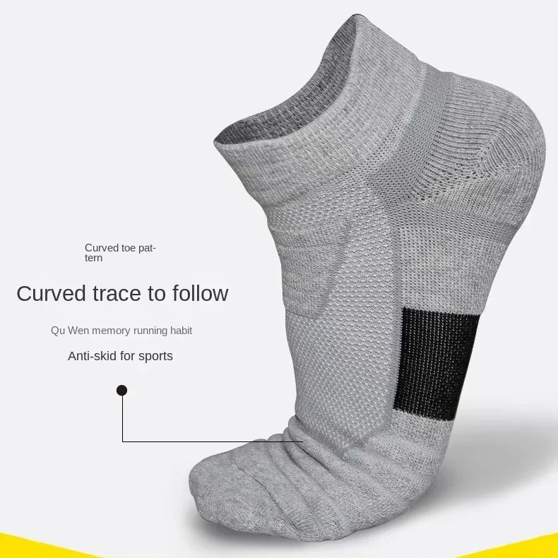 Men's Mid-Calf Sports Socks, 5 Pairs