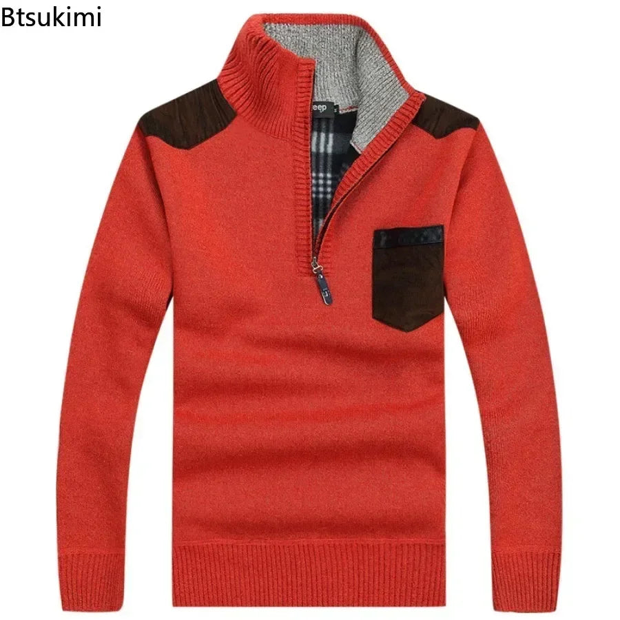 Men's Half-Zip Fleece Sweater