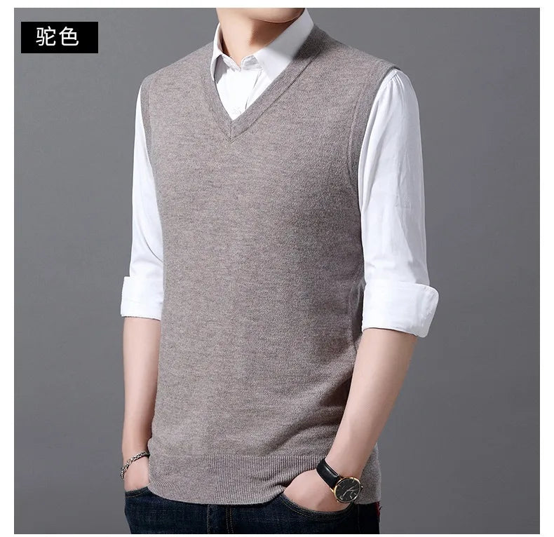 Men's Knit Sweater Vest