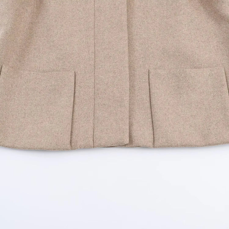 High-Collar Short Jacket