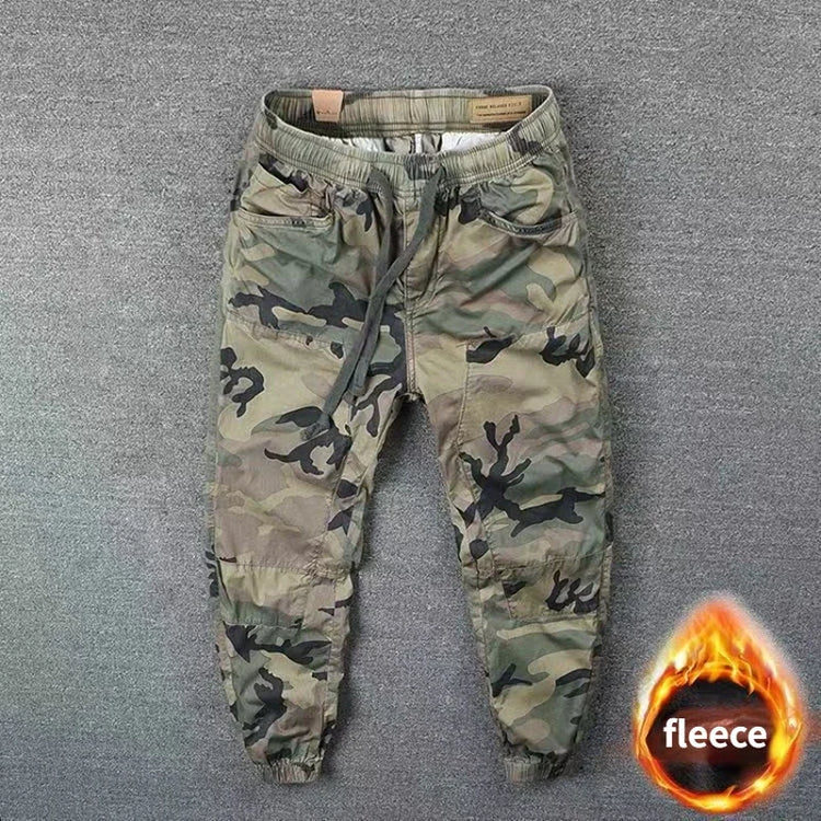 Men's Fleece Camo Cargo Pants