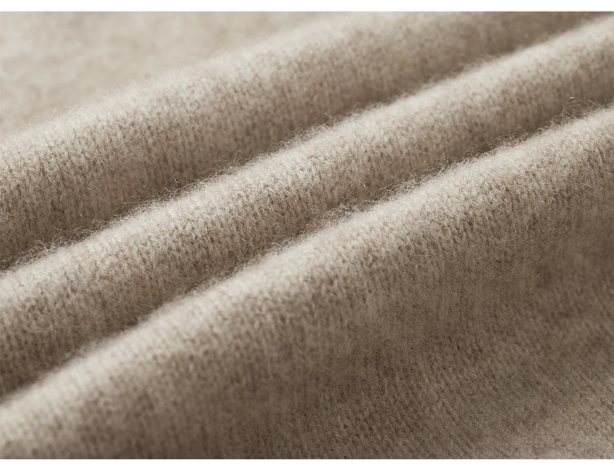 Men's Stand-Collar Button Sweater