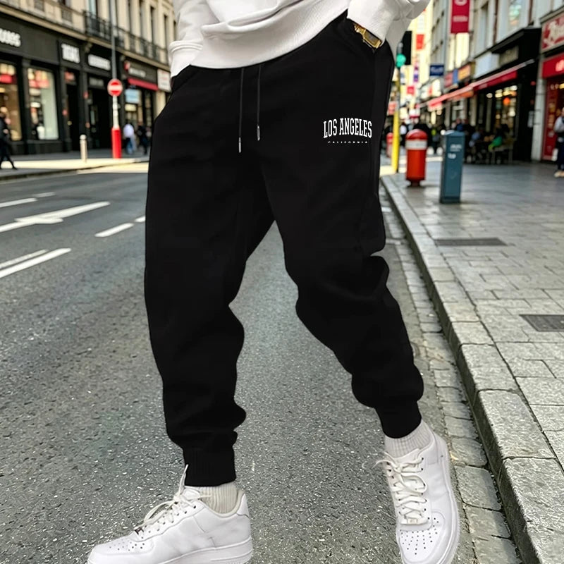 Men's Elastic-Waist Jogger Sweatpants