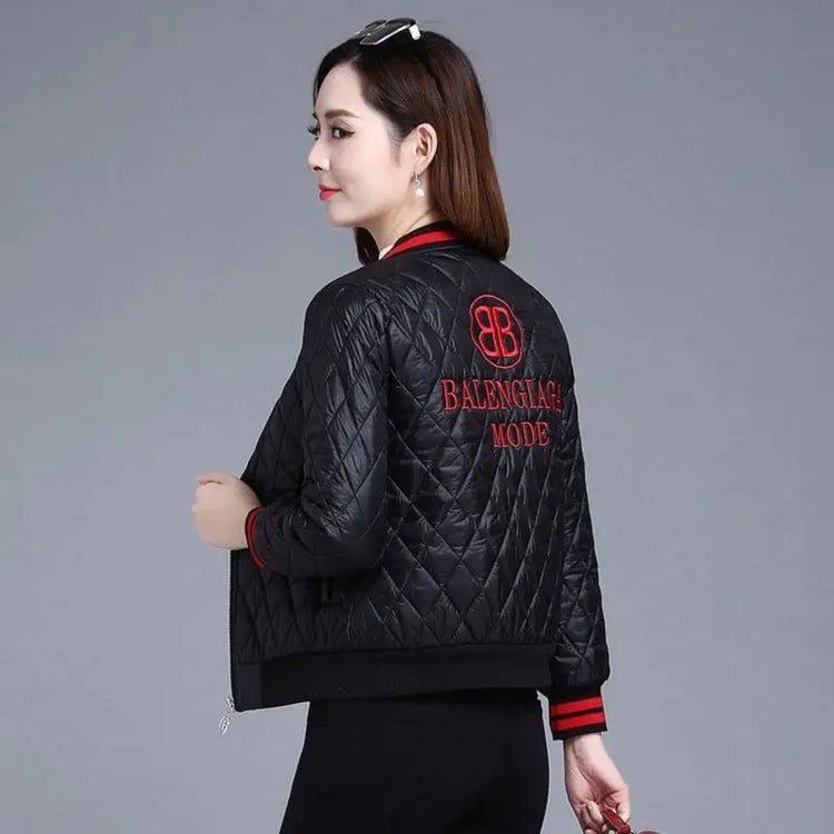 Quilted Bomber Jacket