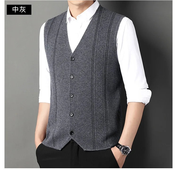 Men's Knit Sweater Vest