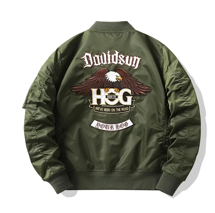Men's Motorcycle Bomber Jacket