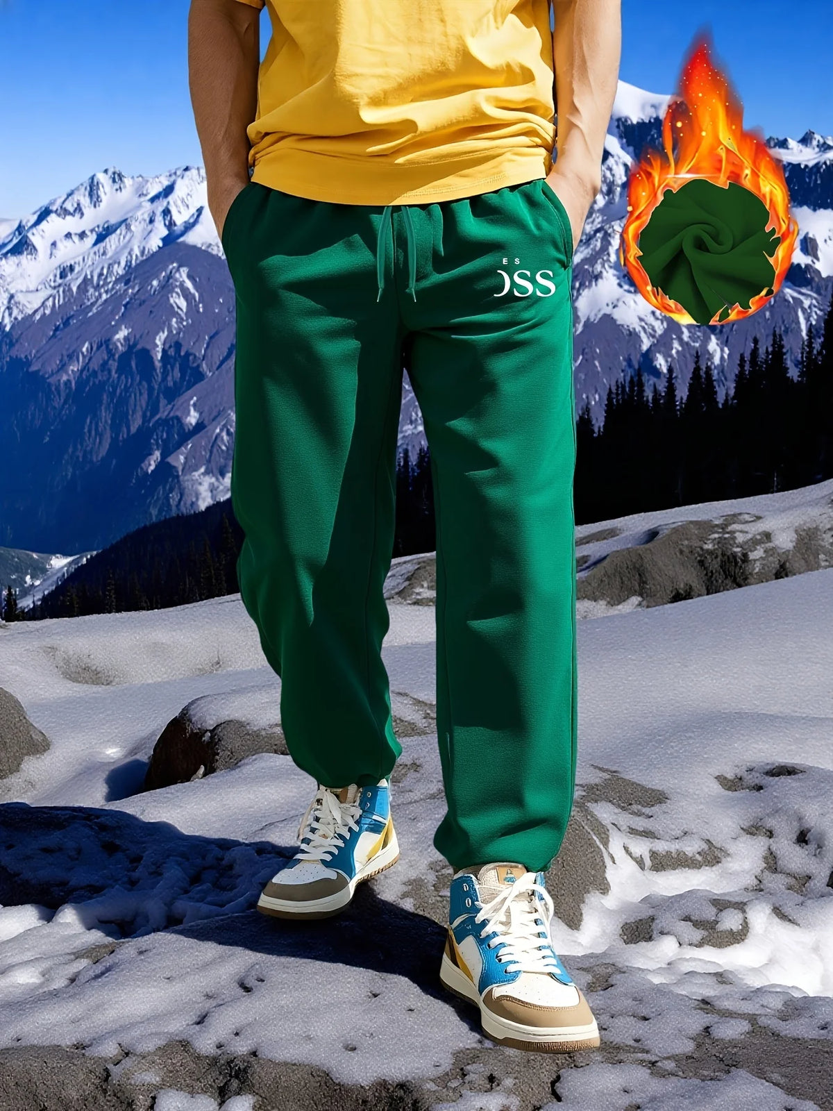 Men's Fleece-Lined Sweatpants