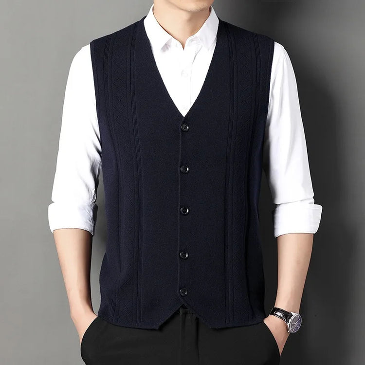 Men's Knit Sweater Vest
