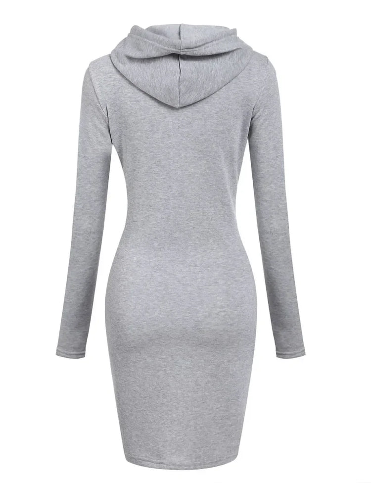Hooded Sweatshirt Dress
