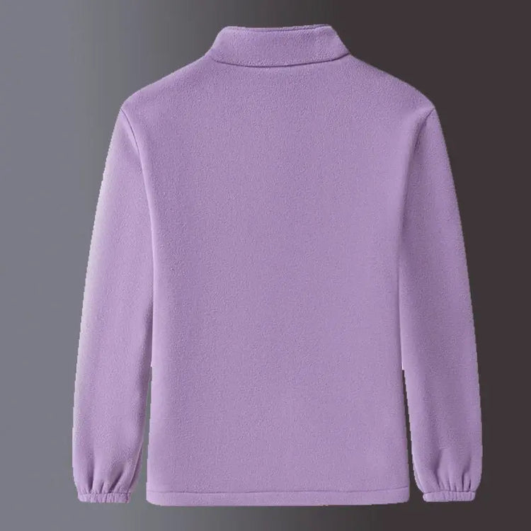 Stand-Collar Fleece Jacket