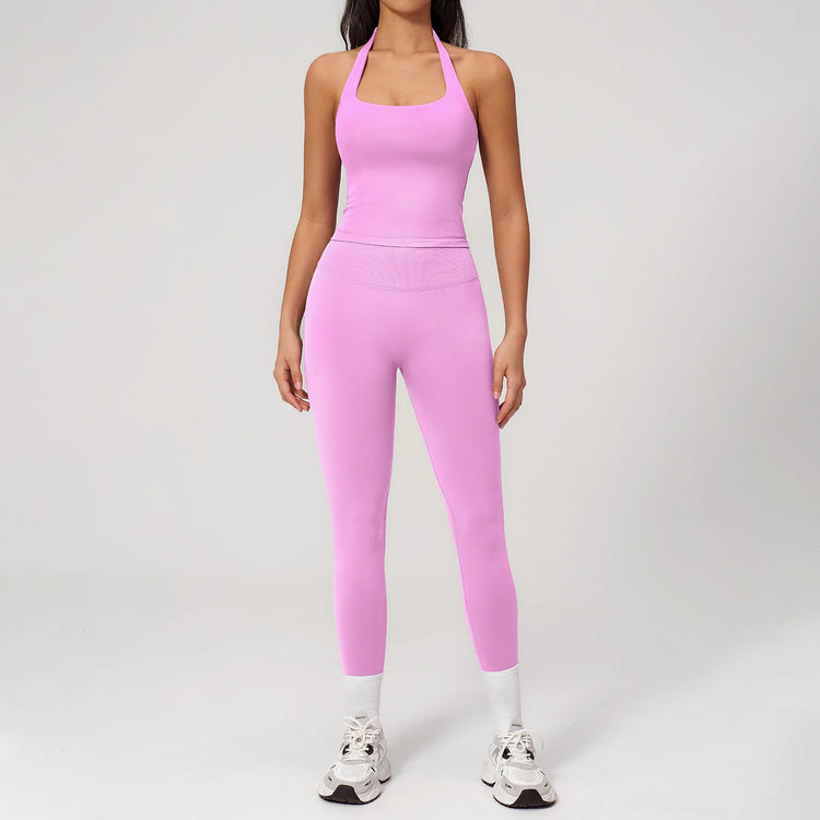 Slim Solid Two-Piece Set